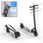 besrey Monopattino Big Wheel Kick Scooter con Doppia Sospensione, Pieghevole e Altezza Regolabile Urban Scooter per Adulti e Bam