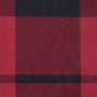 AmazonBasics - Set copripiumino in flanella - 135 x 200 cm/50 x 80 cm x 1, Rosso a quadretti