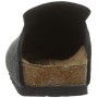 Birkenstock Davos, Pantofole Aperte sul Retro Uomo, Grigio (Anthracite Anthracite), 38 EU