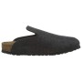 Birkenstock Davos, Pantofole Aperte sul Retro Uomo, Grigio (Anthracite Anthracite), 38 EU