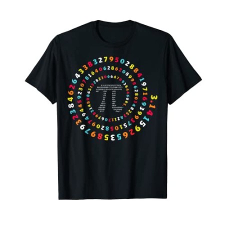Pi greco giorno spirale 3,14 Pi greco numero matematica Maglietta