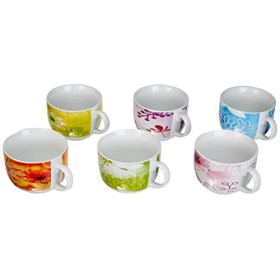 Tognana Iris Bois De Confezione 6 Tazze Colazione, Porcellana, 1