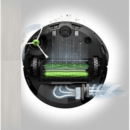 iRobot Roomba i7+ (i7556) Robot aspirapolvere WiFi, svuotamento automatico, adatto per chi ha animali domestici, memorizza la pl