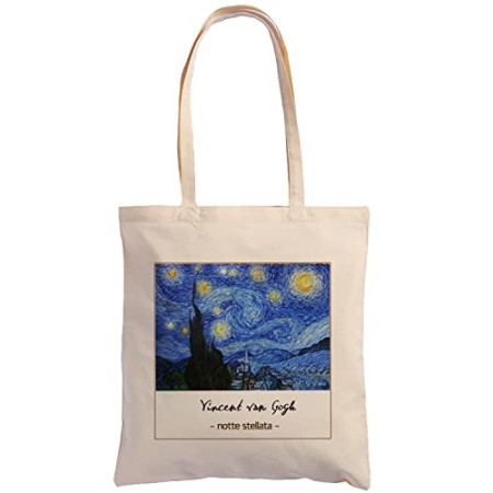  Shopping Bag Notte Stellata Van Gogh 