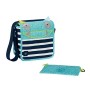 Lassig Borsa A Tracolla per Bambini, per Asilo o Tempo Libero con Mini Tasca Portaoggetti e Tasca con Zip, Moschettone e Targhet