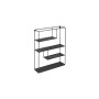 LIFA LIVING Mensole da Muro Cubica, Mensole da Muro Design Soggiorno, Mensola da Parete con 4 Ripiani salvaspazio Cucina e Camer