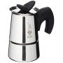 Bialetti Musa Restyling Caffettiera, 1 Cups, Acciaio Inossidabile, per fornello a gas, Argento