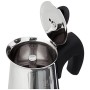 Bialetti Musa Restyling Caffettiera, 1 Cups, Acciaio Inossidabile, per fornello a gas, Argento