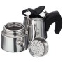 Bialetti Musa Restyling Caffettiera, 1 Cups, Acciaio Inossidabile, per fornello a gas, Argento
