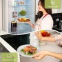 Fuyit Piatti Biodegradabili, Set di 200 Posate e Piatti Carta con 50 Piatti, 50 Forchette, 50 Coltelli e 50 Cucchiai per Feste, 