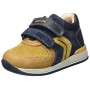 Geox B Rishon A, Scarpe Primi Passi Bambino, Beige (Biscuit/Navy), 21 EU