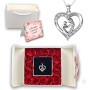 Scatola Regalo Festa Della Mamma Rose Stabilizzate Collana Mamma Figlio/a