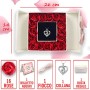 Scatola Regalo Festa Della Mamma Rose Stabilizzate Collana Mamma Figlio/a