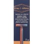 King C. Gillette - Rasoio di sicurezza da uomo, precisione nella definizione dei contorni, rasoio + 5 lame di ricarica