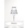 Kartell 09070/B4 Bourgie Lampada da Tavolo, Cristallo, Policarbonato & Battery Lampada da Tavolo, Cristallo