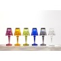 Kartell 09070/B4 Bourgie Lampada da Tavolo, Cristallo, Policarbonato & Battery Lampada da Tavolo, Cristallo