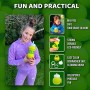 FunKitZ Borraccia per Ragazzo e Ragazza -Divertente e Indistruttibile, in Silicone Apribile e Richiudibile, Antigoccia-Senza BPA
