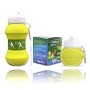 FunKitZ Borraccia per Ragazzo e Ragazza -Divertente e Indistruttibile, in Silicone Apribile e Richiudibile, Antigoccia-Senza BPA