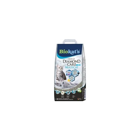 Lettiera Biokat's Diamond Care MultiCat Fresh - Set %: 2 x 8 l