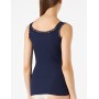 Marchio Amazon - Iris & Lilly Canotta in Cotone Donna, Pacco da 2, Blu (Navy), M, Label: M