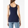 Marchio Amazon - Iris & Lilly Canotta in Cotone Donna, Pacco da 2, Blu (Navy), M, Label: M