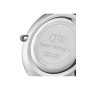 Daniel Wellington Petite Ashfield Orologio Donna, 32mm, in Maglia, Nero/Argento