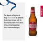 Birra Peroni - Cassa da 24 x 33 cl (7.92 litri)