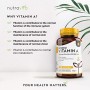 Vitamina A 8.000 UI - Aumenta il Sistema Immunitario e Mantiene la Vista e la Pelle Normali - 2.400 μg di Vitamina A per Capsul