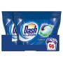 Dash All in 1 Pods Detersivo Lavatrice in Capsule, 96 Lavaggi (2 x 48), Classico, Maxi Formato, Rimuove le Macchine, Brillantezz