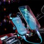 YGL Porta Telefono per Moto con Caricabatterie Wireless e Caricatore USB, Caricabatterie Wireless a Ricarica Rapida 15 W, Suppor