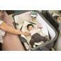 Kinderkraft Culla Neonato UNO, Lettino da Campeggio, Co-Sleeping, Leggero, Stabile, Regolabile, Accessori, Grigio