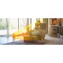 De'Longhi Caldobagno HBE3551TCB Termoventilatore Verticale ceramico, 2200 W, Plastica, 3 velocità