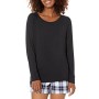 Amazon Essentials Relaxed Long-Sleeve Sleep T-Shirt Pajama-Tops, Cruz V2 Fresh Foam, US S (EU S - M)