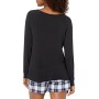 Amazon Essentials Relaxed Long-Sleeve Sleep T-Shirt Pajama-Tops, Cruz V2 Fresh Foam, US S (EU S - M)
