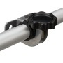 Relaxdays Avvolgitubo da Giardino, Senza Tubo, Acciaio Inox & Metallo, da Terra & a Muro, HLP 30,5x45x36,5 cm, Argento