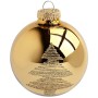 Heitmann Deco Krebs & Sohn Set di 20 Palline di Natale in Vetro - Albero di Natale Deco Appeso - Palle di Natale 5,7 cm - Oro Av