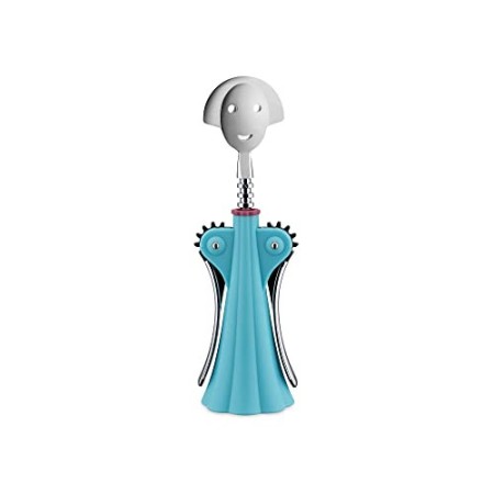Alessi Anna G. Cavatappi, Acciaio Inossidabile, Azzurro, 7 cm