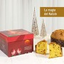 Panettone artigianale con Fichi bianchi del Cilento DOP canditi e noci italiane di Fraccaro Spumadoro, dolce natalizio Made in I