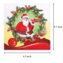 Aneco, 80 tovaglioli di carta usa e getta per cocktail a 2 veli, per Natale, vacanze, cene e feste Colore B.