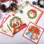 Aneco, 80 tovaglioli di carta usa e getta per cocktail a 2 veli, per Natale, vacanze, cene e feste Colore B.