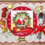 Aneco, 80 tovaglioli di carta usa e getta per cocktail a 2 veli, per Natale, vacanze, cene e feste Colore B.