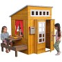 Kidkraft 182 - Moderna Casetta Giocattolo da Esterni, in Legno, per Il Giardino, Include Cucinino e Accessori, per Bambini