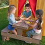 Kidkraft 182 - Moderna Casetta Giocattolo da Esterni, in Legno, per Il Giardino, Include Cucinino e Accessori, per Bambini