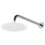 Braccio Doccia Ottone Cromato Prolunga Soffione Doccia Bagno Fisso Attacco Standard
