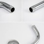 Braccio Doccia Ottone Cromato Prolunga Soffione Doccia Bagno Fisso Attacco Standard