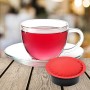 Note D'Espresso, tè ai lamponi rossi in capsule per macchine Lavazza e A Modo Mio, confezione da 100 x 10 g