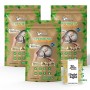 Eritritolo 100% Naturale Consumo Sostenibile 3Kg Dolcificanti 0 Calorie + (regalo 10 bustine nuovo edulcorante marrone ) diete, 