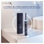 Oral-B Genius X Luxe Edition Spazzolino Elettrico Ricaricabile, 1 Spazzolino Premium Nero con Intelligenza Artificiale, 4 Testin