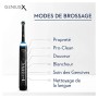 Oral-B Genius X Luxe Edition Spazzolino Elettrico Ricaricabile, 1 Spazzolino Premium Nero con Intelligenza Artificiale, 4 Testin