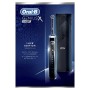 Oral-B Genius X Luxe Edition Spazzolino Elettrico Ricaricabile, 1 Spazzolino Premium Nero con Intelligenza Artificiale, 4 Testin